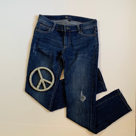 Kut from the Kloth Straight Leg Jeans Size 4 - Picture 1 of 11